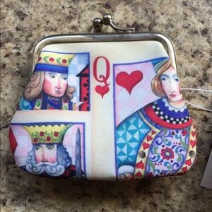 Jim Shore Playing Cards Coin Purse New